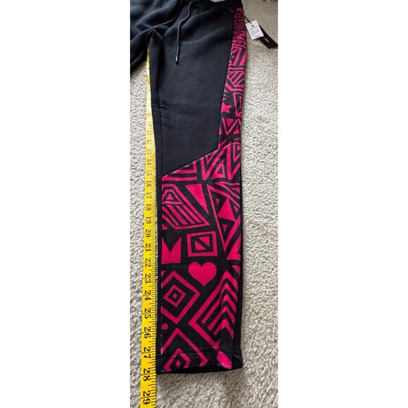 CREATE 2MRW Stuff Casual Active Jogging Pants Hot Pink Black Size Small NWT New - Picture 5 of 9